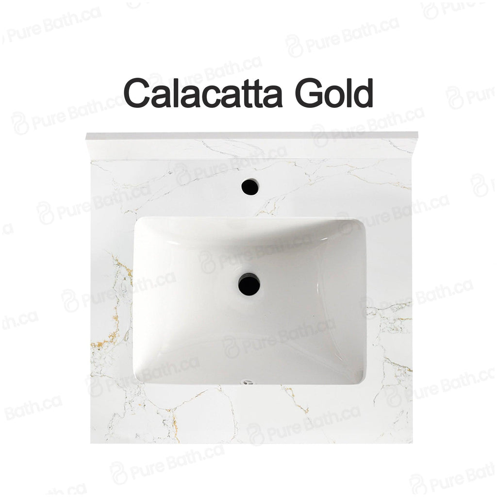 25" x 22.5" Calacatta Gold Countertop
