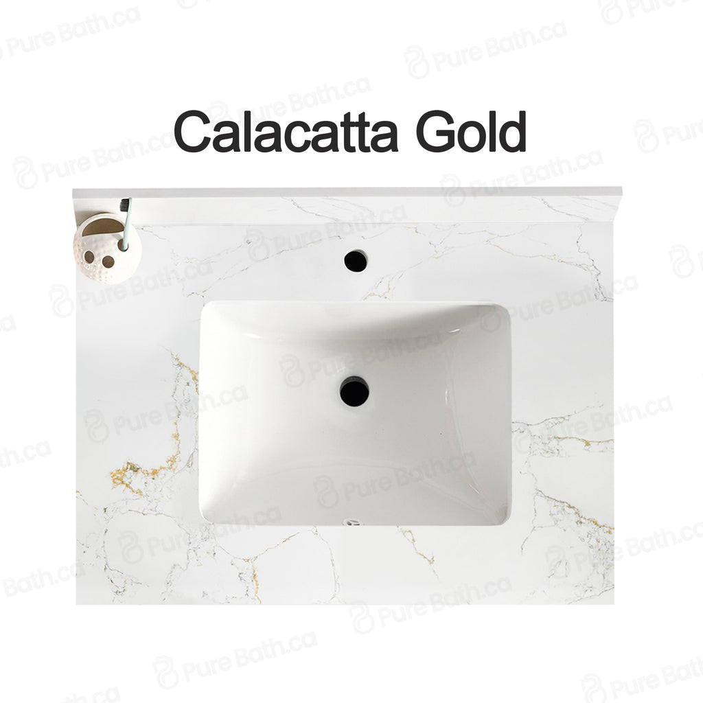 31" x 22.5" Calacatta Gold Countertop