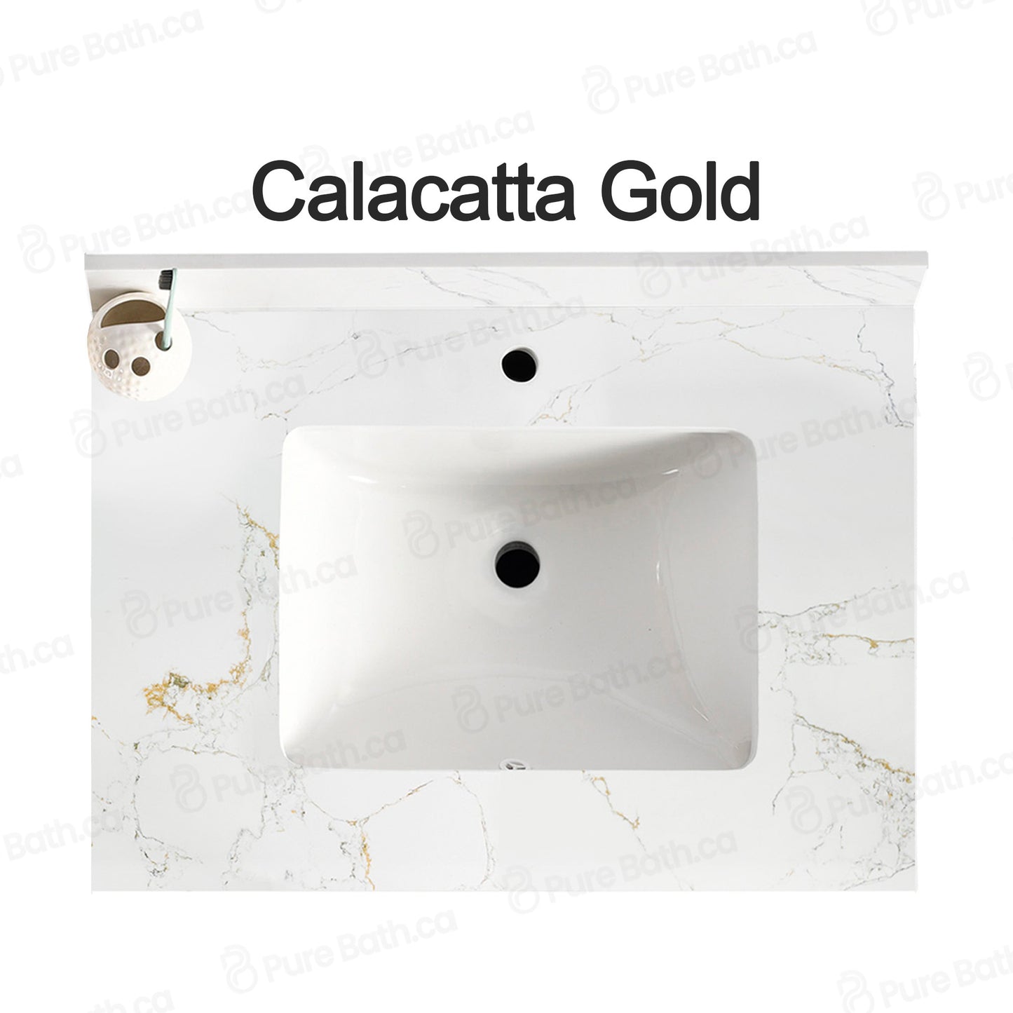36″ Bathroom Vanity (HDF) Free Standing Bathroom Cabinet Left/Right