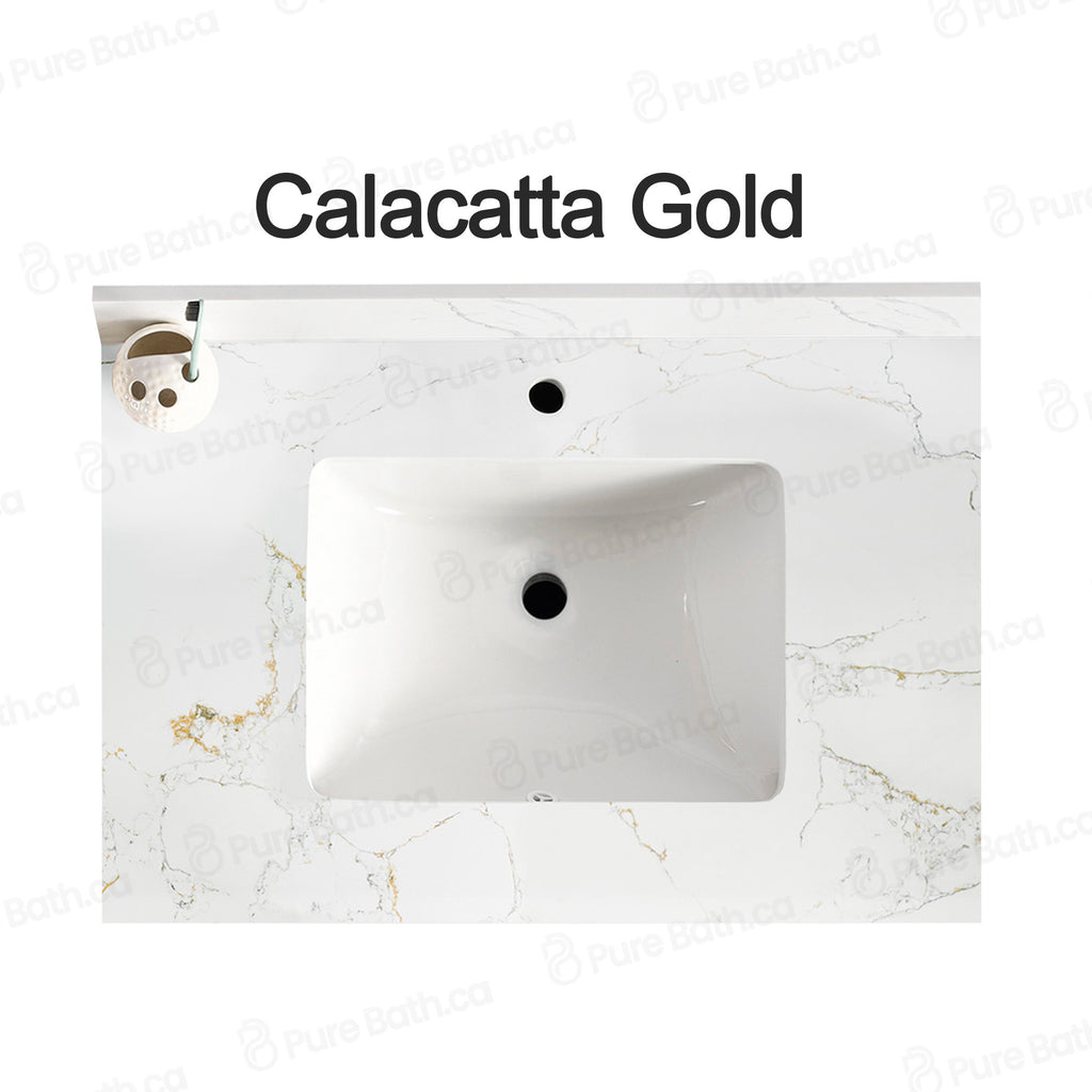 43" x 22.5" Calacatta Gold Countertop