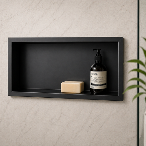 Metal Wall Niche – Recessed Stainless Steel Shower Niche / Soap Box