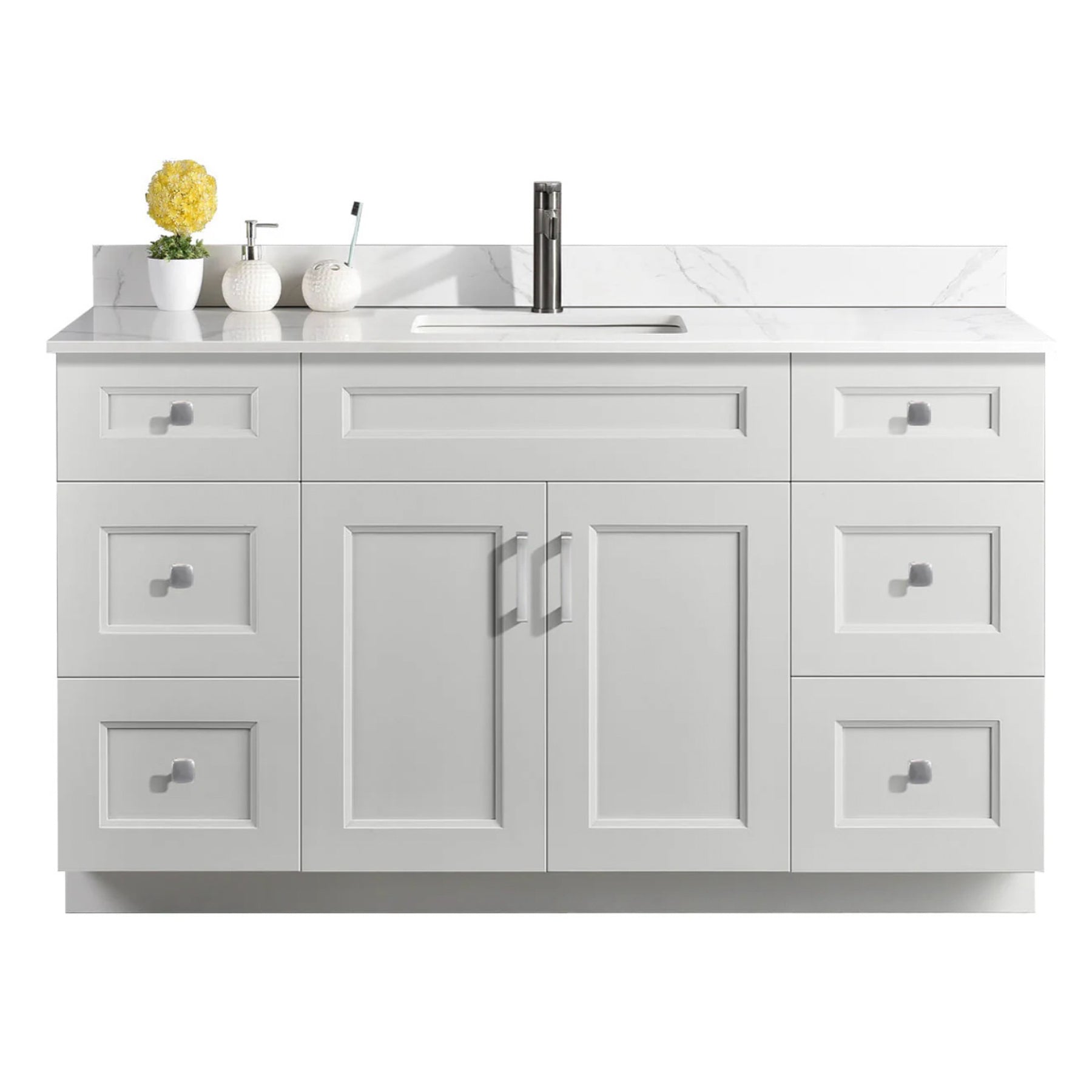 54″ Bathroom Vanity (Pinewood). Free Standing Bathroom Cabinet