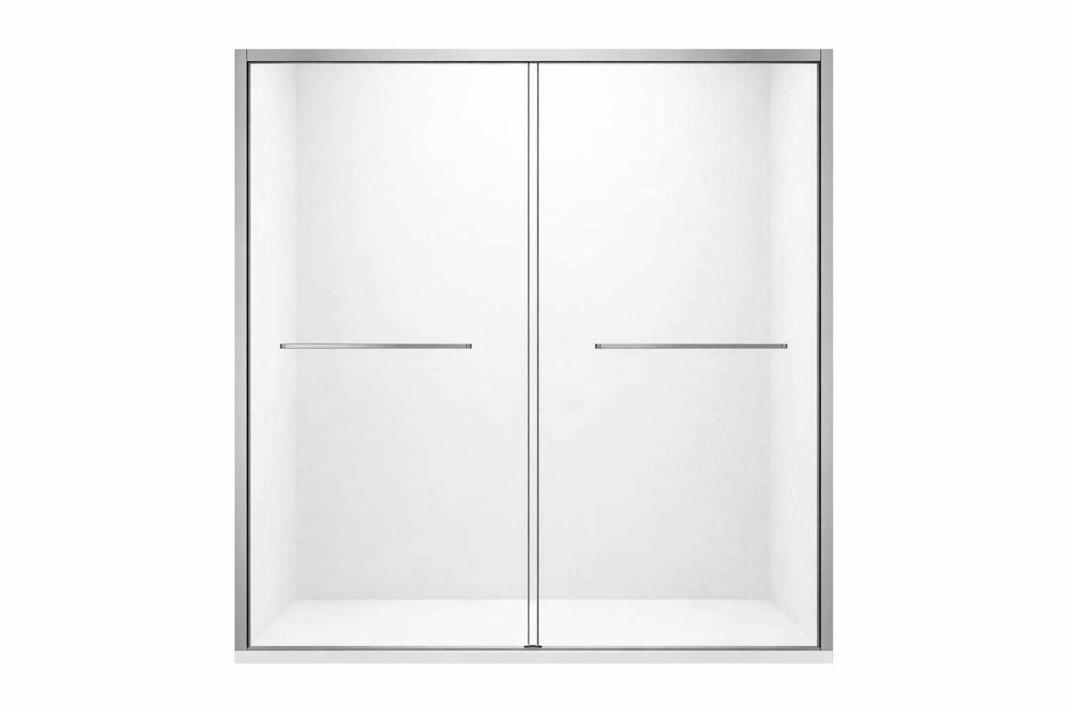 BL-603 Double Sliding Framed Shower Door (48x72, 60x72, 60x75)