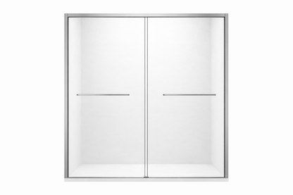 BL-603 Double Sliding Framed Shower Door (48x72, 60x72, 60x75)
