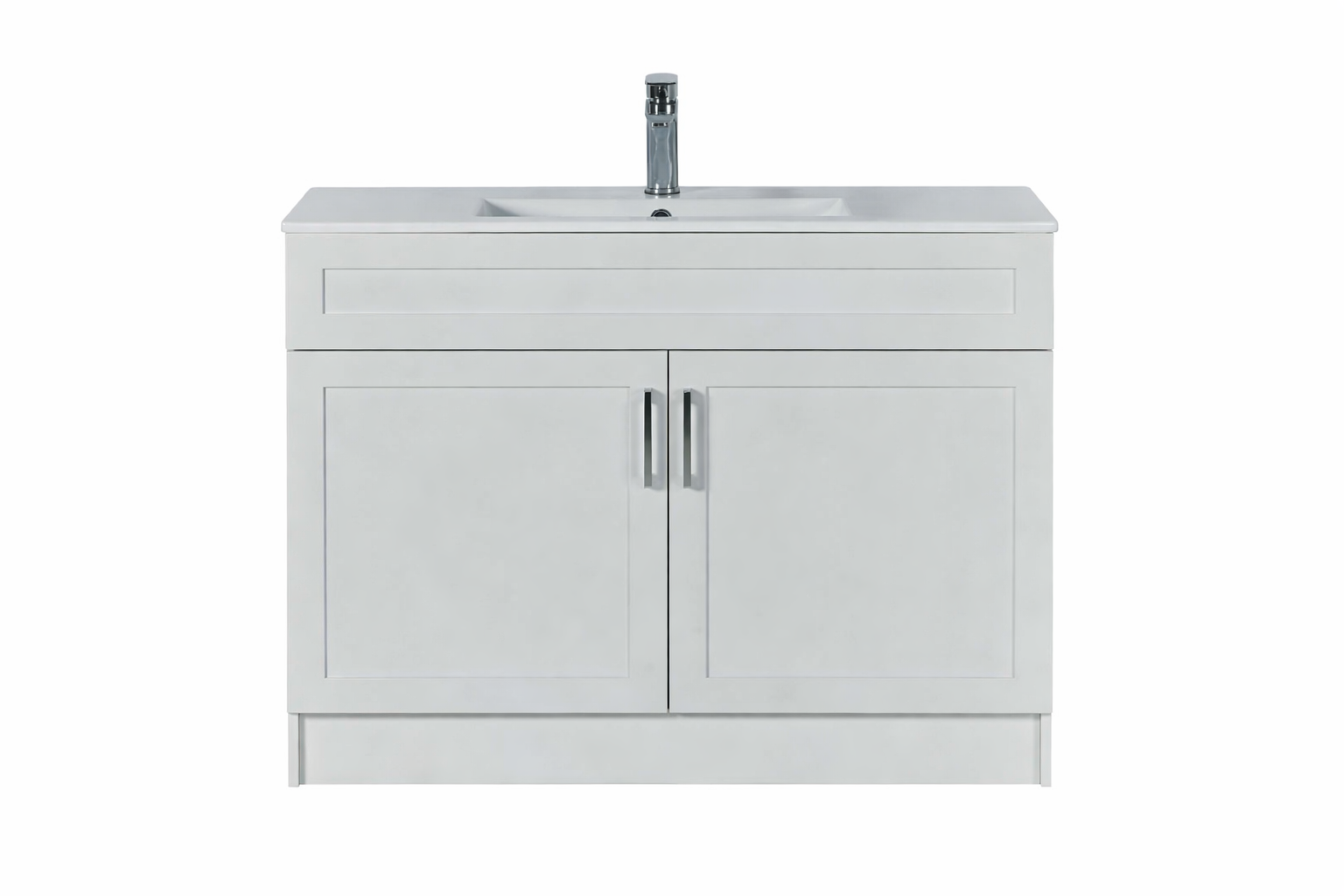 36″ Freestanding Bathroom Vanity With Ceramic Top (MDF)(GLS118)