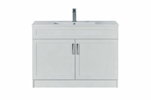 36″ Freestanding Bathroom Vanity With Ceramic Top (MDF)(GLS118)