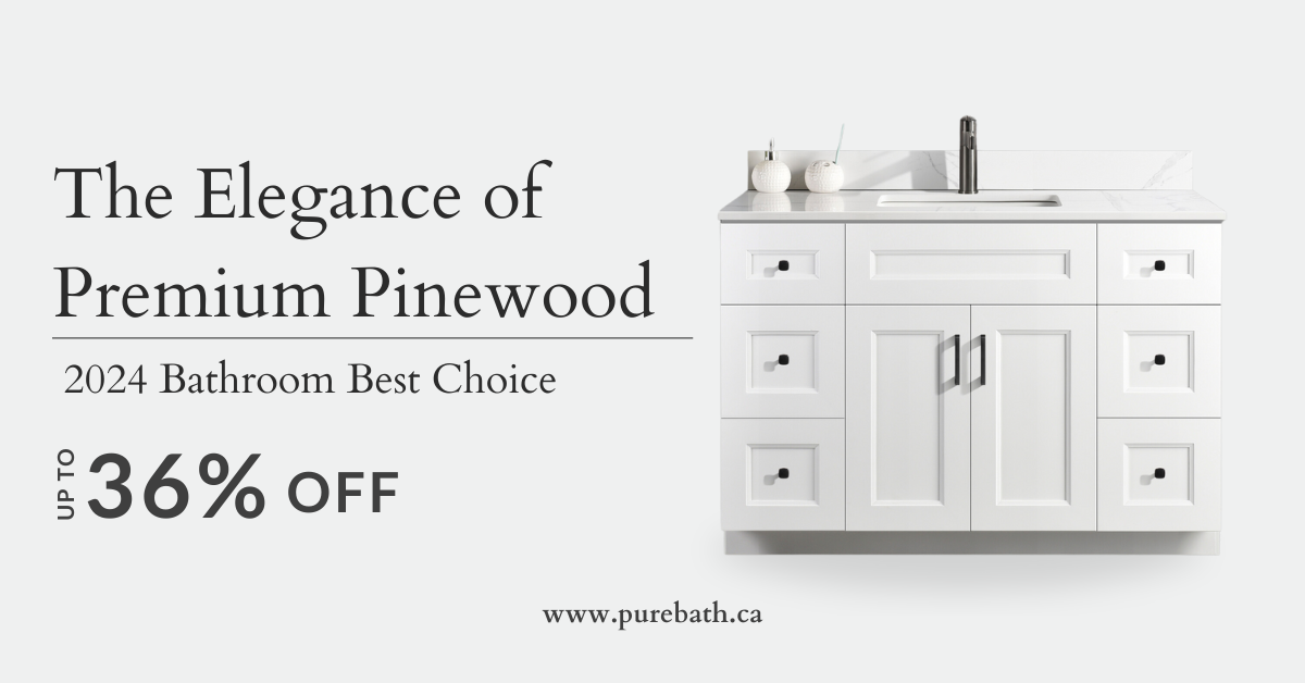 Pure Bath | Premium Bathroom Vanity & Cabinet | Up to 45% OFF