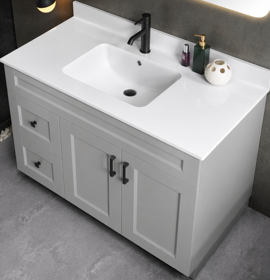 43" x 22.5" Pure White Countertop