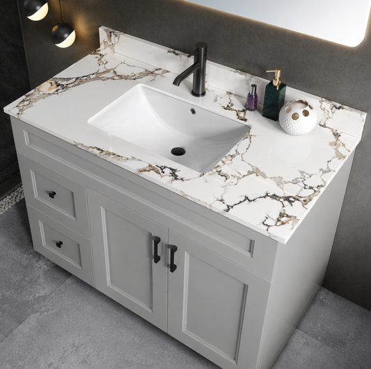 43" x 22.5" Calacatta Gold Countertop