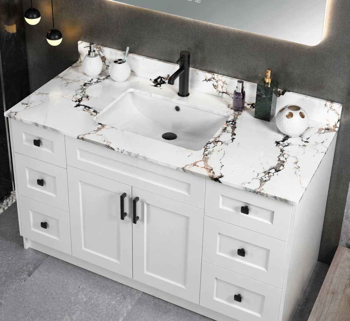 49" x 22.5" Calacatta Gold Countertop