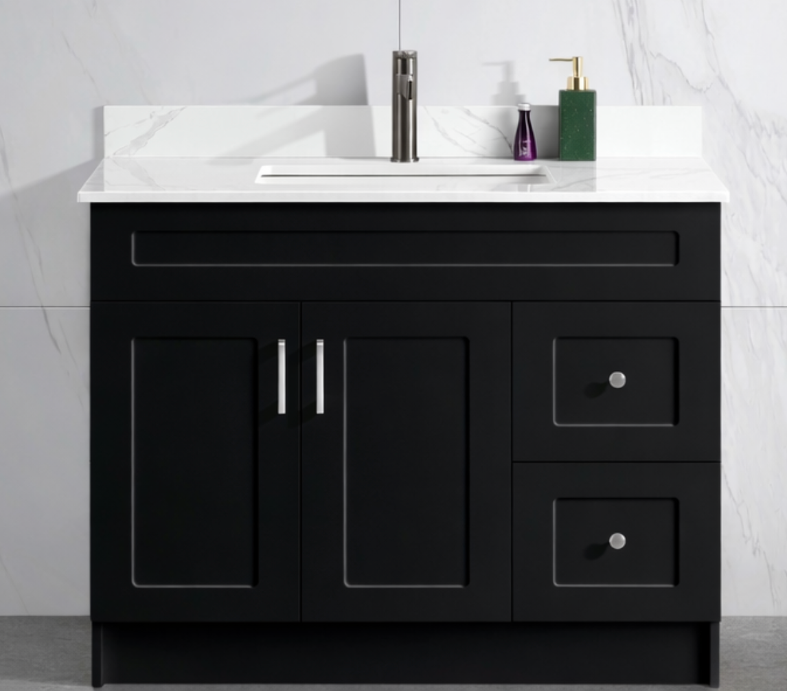 42″ Bathroom Vanity (HDF). Free Standing Bathroom Cabinet Left/Right