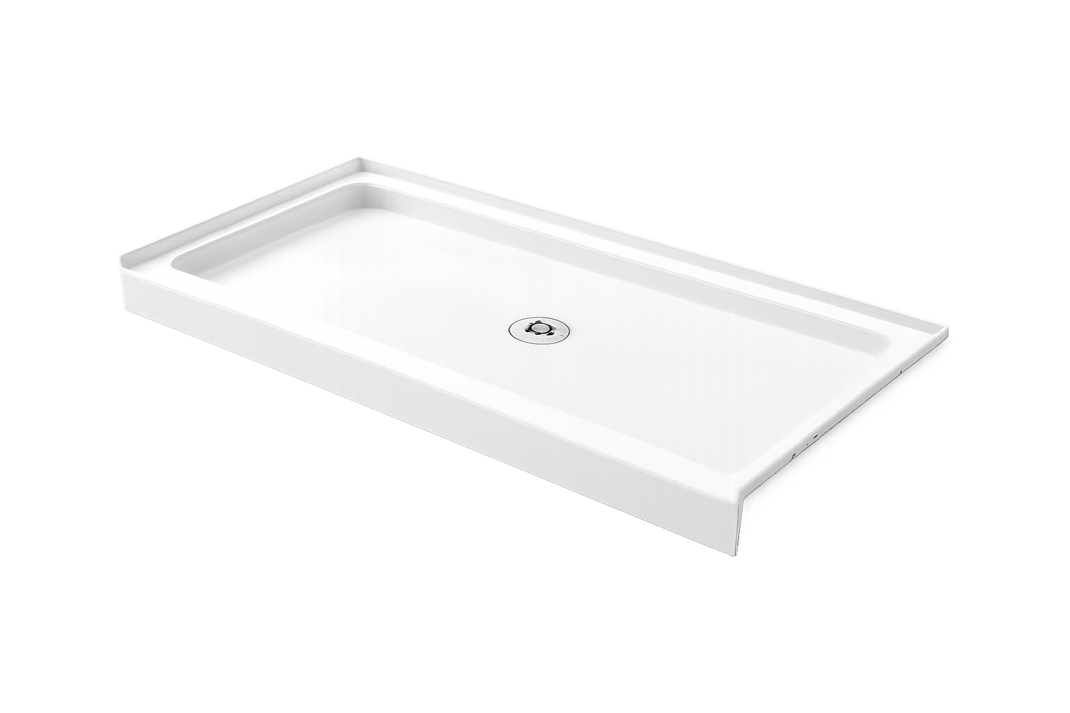 60×30 inch Central Drain Acrylic Shower Base