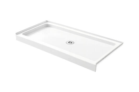 60×30 inch Central Drain Acrylic Shower Base
