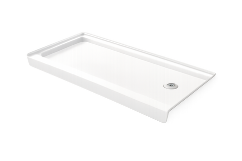 60×30 inch Right Drain Acrylic Shower Base