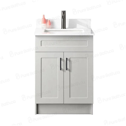 24″ Bathroom Vanity (HDF) Free Standing Bathroom Cabinet