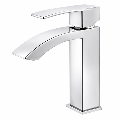 Modern Single Handle Bathroom Faucet Matt Black / Brushed Nickel / Gold