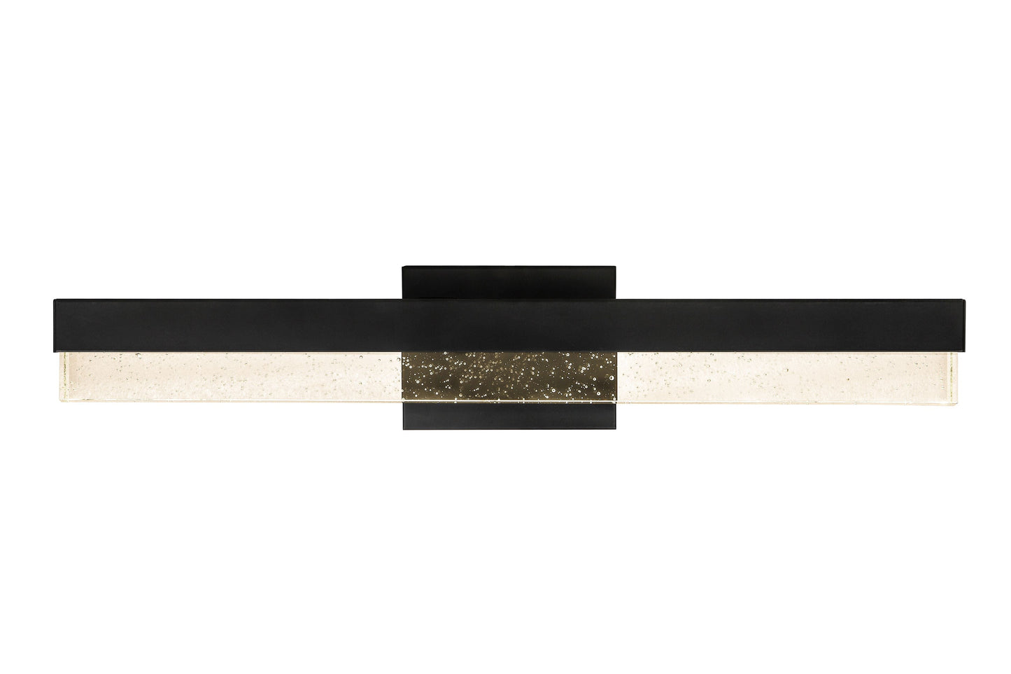 Contemporary Vanity Light Series / Steel & Bubble Glass Bar Design