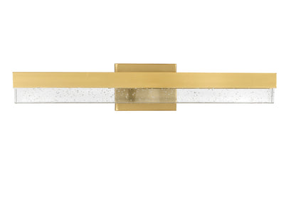 Contemporary Vanity Light Series / Steel & Bubble Glass Bar Design