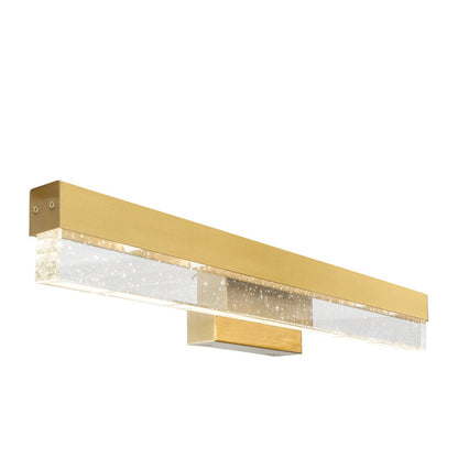 Contemporary Vanity Light Series / Steel & Bubble Glass Bar Design