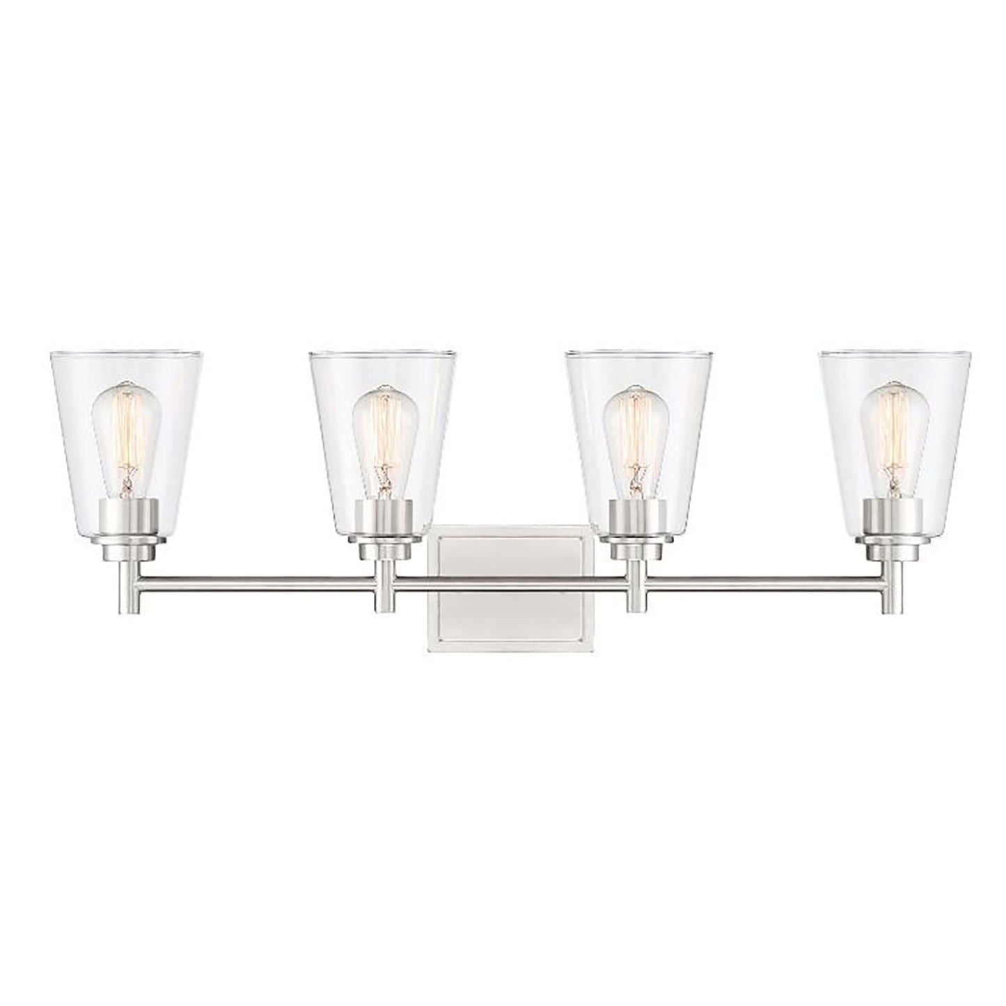 31'' Traditional Brushed Nickel Fountain-Style 4-Light Fixture