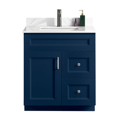 30″ Bathroom Vanity (Pinewood) Free Standing Bathroom Cabinet Left/Right