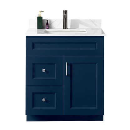 30″ Bathroom Vanity (Pinewood) Free Standing Bathroom Cabinet Left/Right
