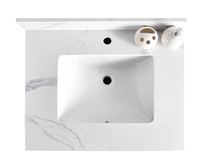 30″ Bathroom Vanity (Pinewood) Free Standing Bathroom Cabinet Left/Right