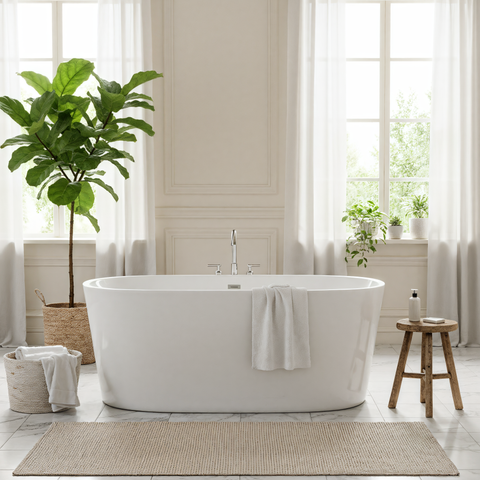 324-1500&1700 Acrylic Freestanding Bathtub