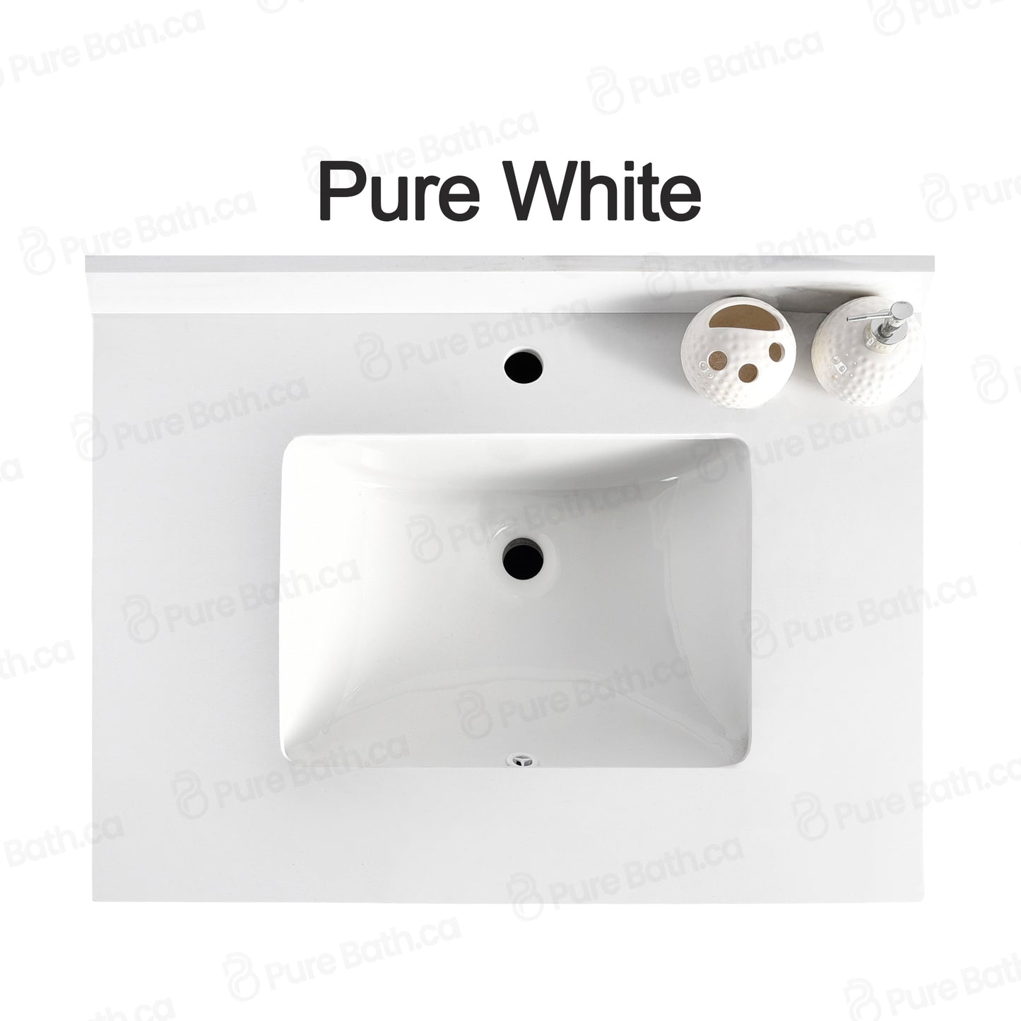 36″ Bathroom Vanity (HDF) Free Standing Bathroom Cabinet Left/Right