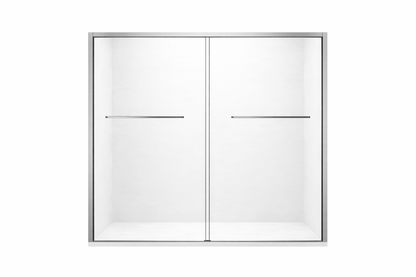 BL-603 Double Sliding Framed Shower Door (48x72, 60x72, 60x75)