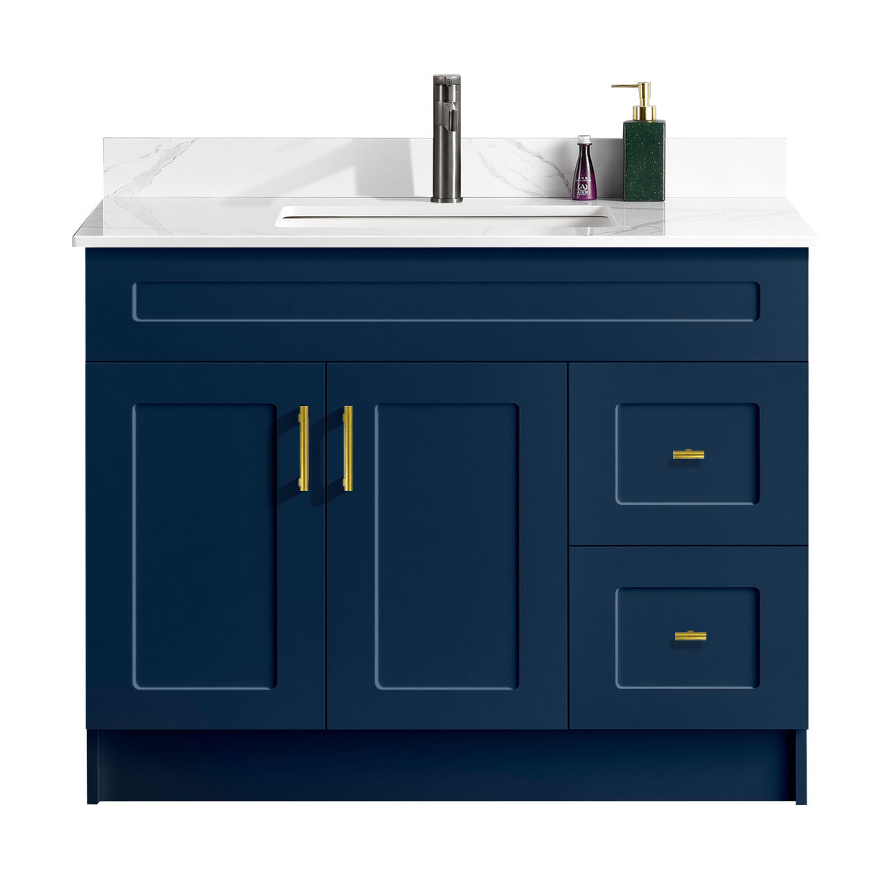 42″ Bathroom Vanity (HDF). Free Standing Bathroom Cabinet Left/Right