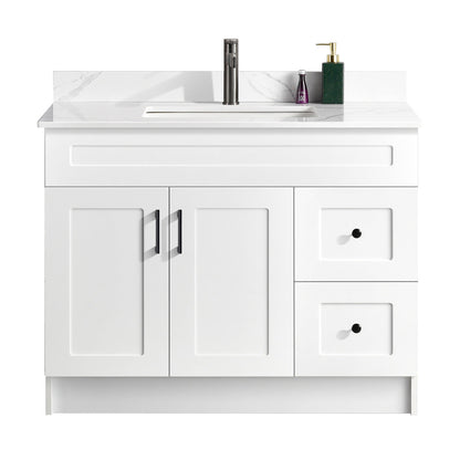 42″ Bathroom Vanity (HDF). Free Standing Bathroom Cabinet Left/Right