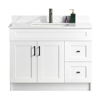 42″ Bathroom Vanity (HDF). Free Standing Bathroom Cabinet Left/Right