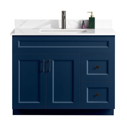 42″ Bathroom Vanity (Pinewood). Free Standing Bathroom Cabinet Left/Right
