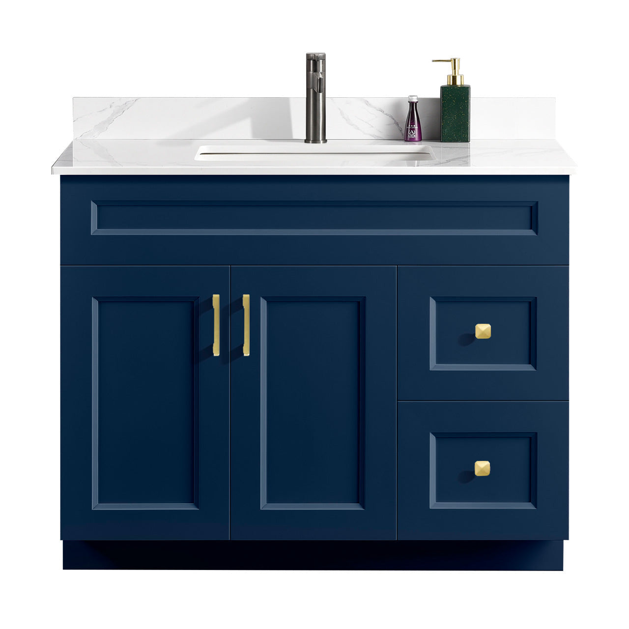 42″ Bathroom Vanity (Pinewood). Free Standing Bathroom Cabinet Left/Right