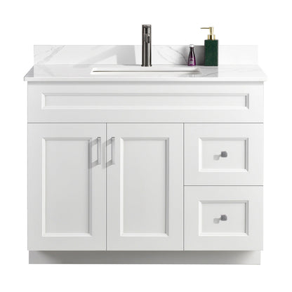 42″ Bathroom Vanity (Pinewood). Free Standing Bathroom Cabinet Left/Right