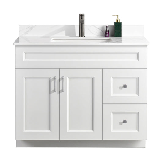 42″ Bathroom Vanity (Pinewood). Free Standing Bathroom Cabinet Left/Right