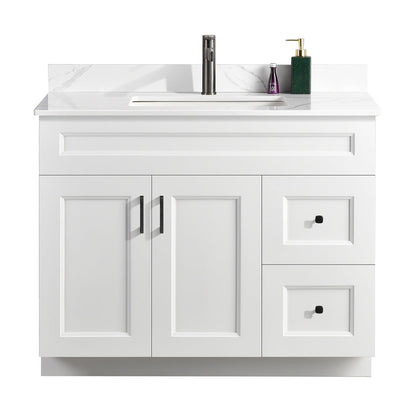 42″ Bathroom Vanity (Pinewood). Free Standing Bathroom Cabinet Left/Right