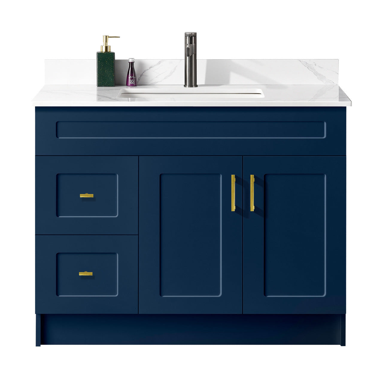 42″ Bathroom Vanity (HDF). Free Standing Bathroom Cabinet Left/Right