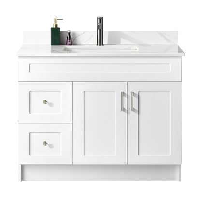 42″ Bathroom Vanity (HDF). Free Standing Bathroom Cabinet Left/Right