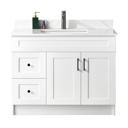 42″ Bathroom Vanity (HDF). Free Standing Bathroom Cabinet Left/Right