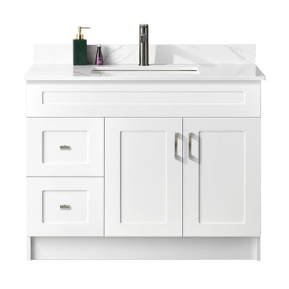 42″ Bathroom Vanity (HDF). Free Standing Bathroom Cabinet Left/Right