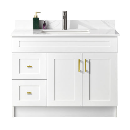 42″ Bathroom Vanity (HDF). Free Standing Bathroom Cabinet Left/Right