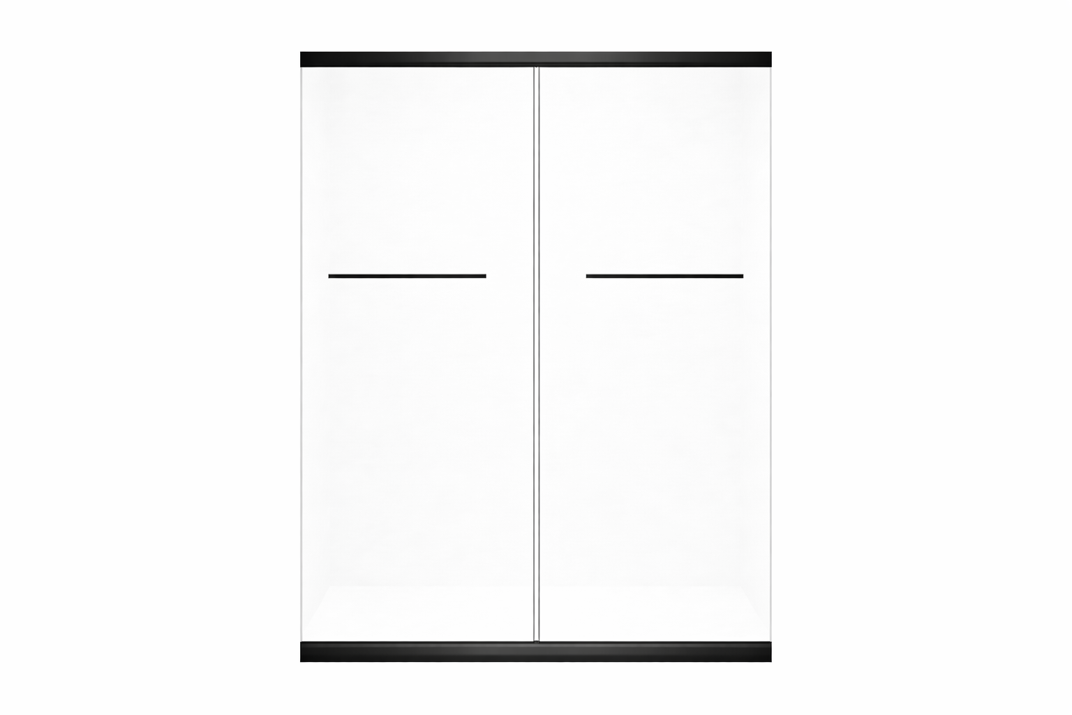 BL-603 Double Sliding Frameless Shower Door (48x72, 60x72, 60x75)