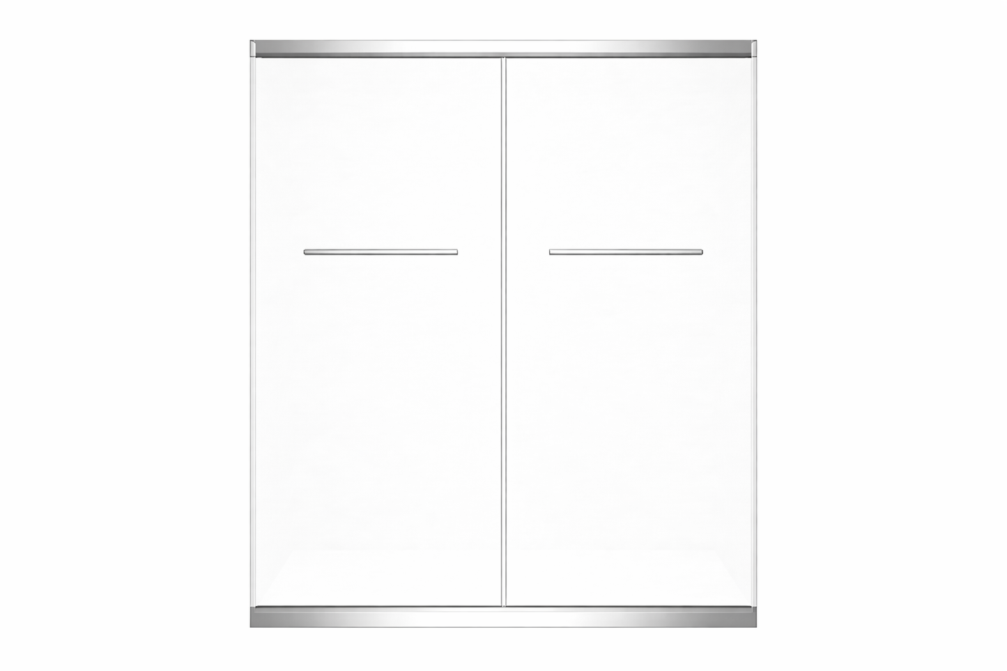 BL-603 Double Sliding Frameless Shower Door (48x72, 60x72, 60x75)