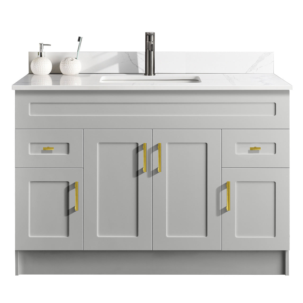 48″ Bathroom Vanity (HDF) Free Standing Bathroom Cabinet