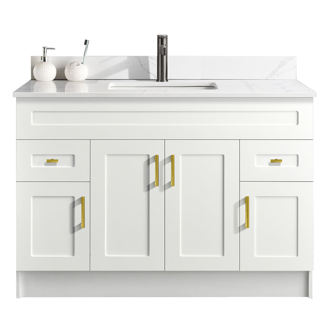 48″ Bathroom Vanity (HDF) Free Standing Bathroom Cabinet