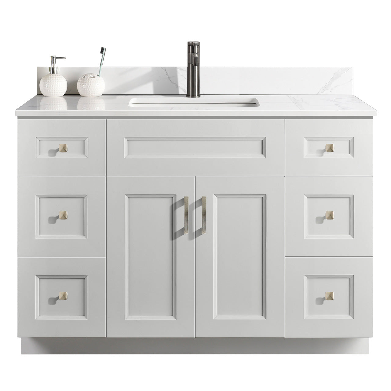 48″ Bathroom Vanity (Pinewood). Free Standing Bathroom Cabinet