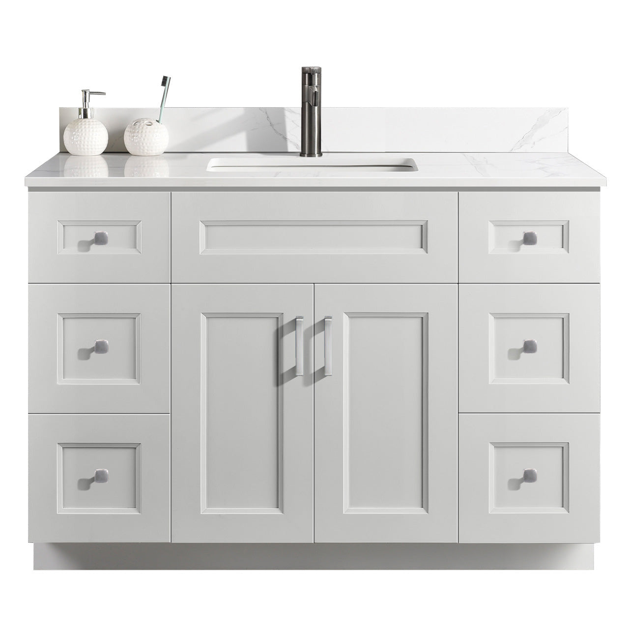 48″ Bathroom Vanity (Pinewood). Free Standing Bathroom Cabinet