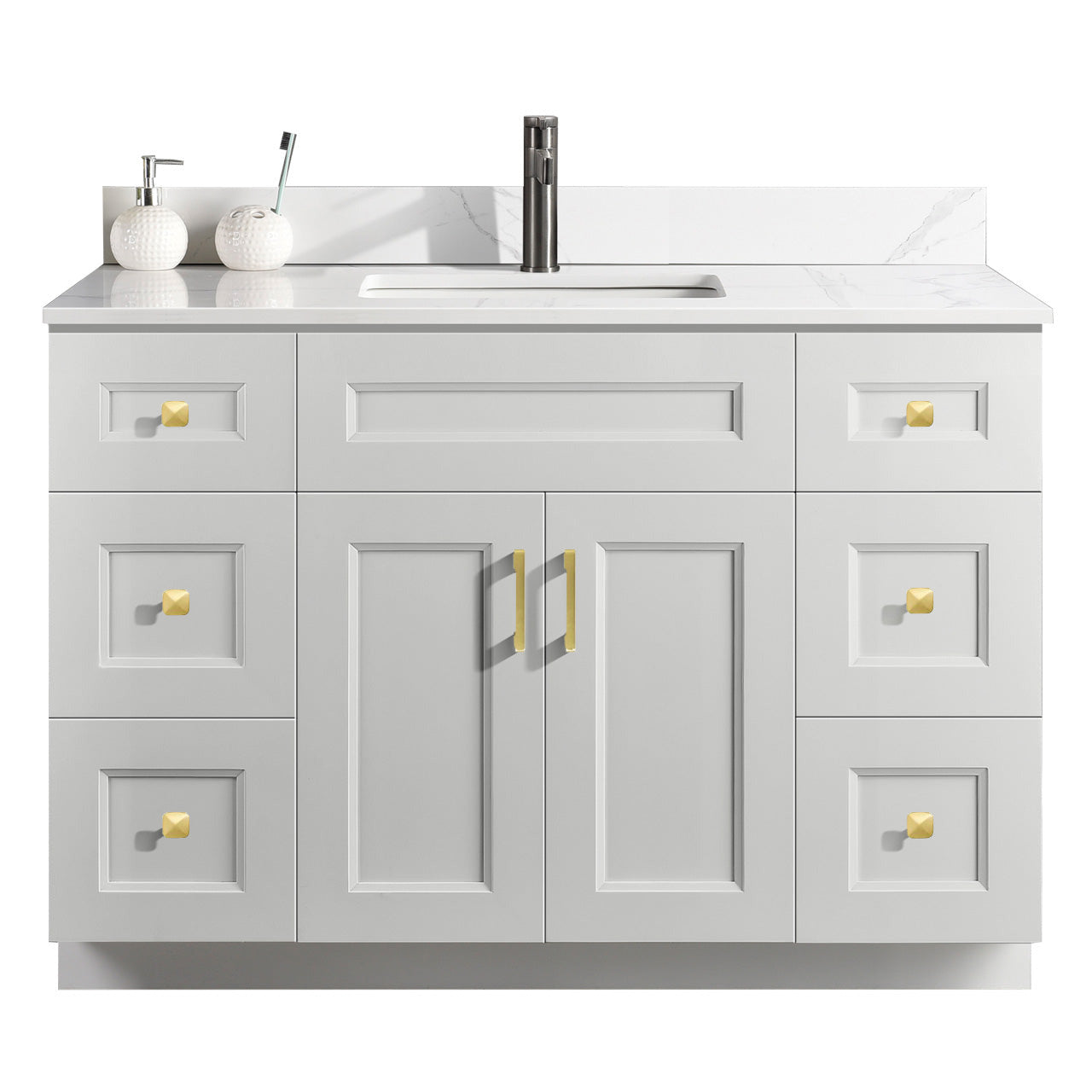 48″ Bathroom Vanity (Pinewood). Free Standing Bathroom Cabinet